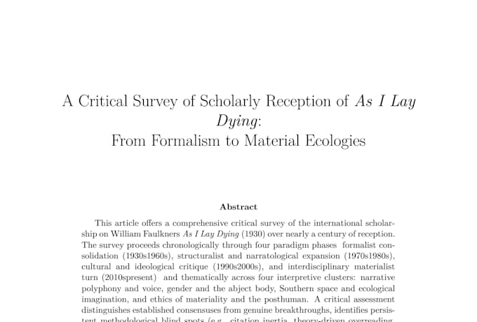 review literature and map research trends for your field
